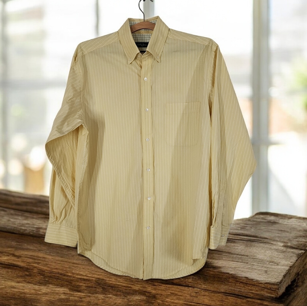 Bobby Jones Light Yellow Dress Shirt